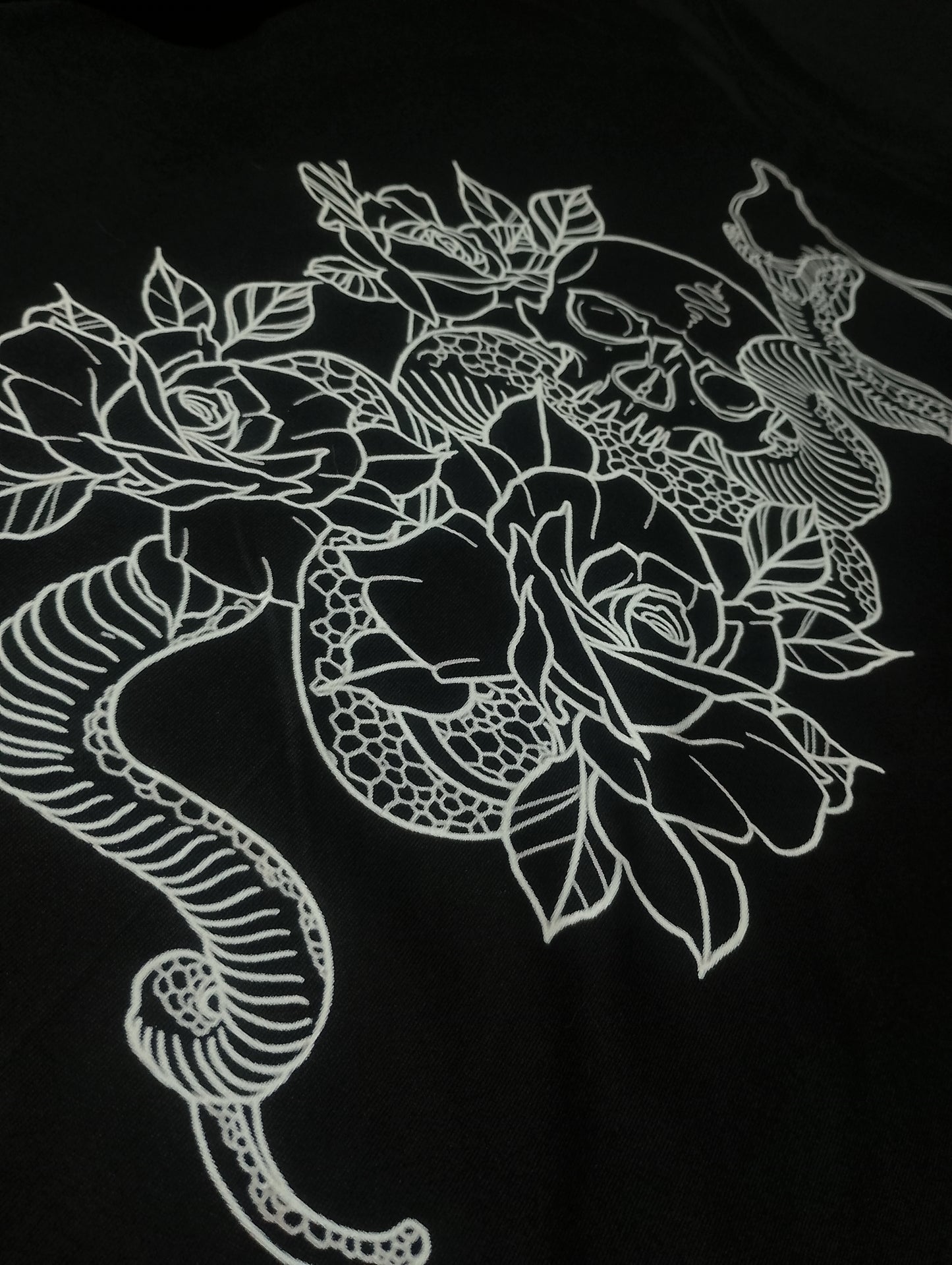 Remera oversize negra