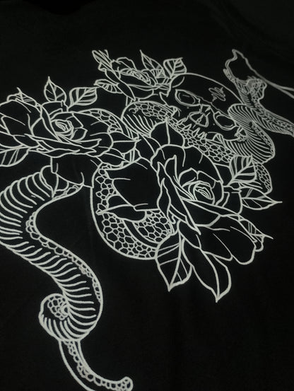 Remera oversize negra